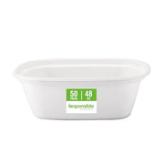 Responsible Products 48 oz (50 Count) / Classic White / Casual Bowls