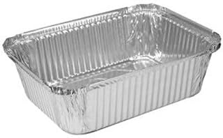 Handi-Foil 5 lb. Oblong Aluminum Entrée Dinner Food Storage Pan w/Board Lid (pack of 250)