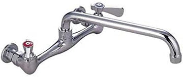 8" Center Wall Mount Faucet w/12" Spout