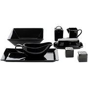 10 Strawberry Street Black / 40 PC / 1 Dinnerware Sets