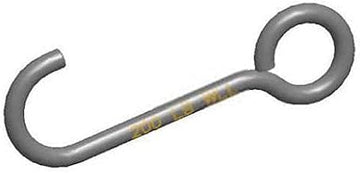 M&W 3/8" J-Hook, Style A