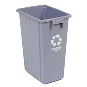 Global Industrial Gray / 15 gallon / Industrial In-Home Recycling Bins