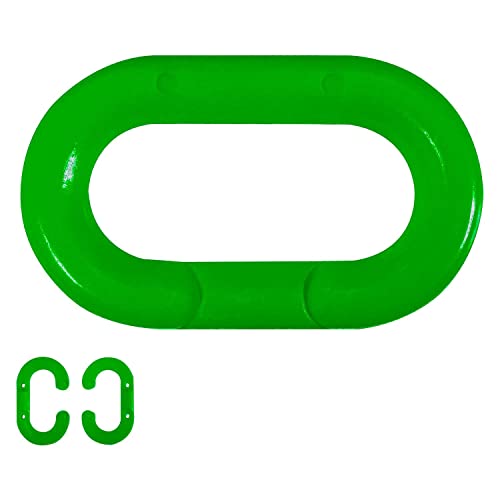 Master Link by Mr. Chain – 12"L x 9"W x 1"H, Acetal, Green, Model 50704-10