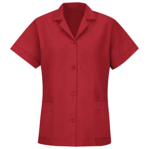 Red Kap XX-Large / Red / Button Front Tunic Tunics