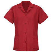 Red Kap Medium / Red / Button Front Tunic Tunics