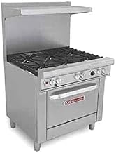 Southbend 4362D-2CR 36" 2-Burner Gas Range with Charbroiler, NG, Each