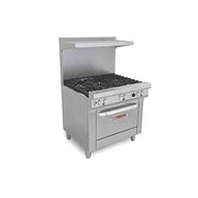 Southbend 36" 2-Burner Gas Range with Charbroiler by South Bend – 3.2 cubic_feet, Stainless-Steel, Model 4362D-2CR
