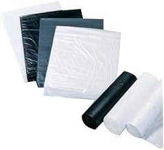 Primepak Flat-Folded LLDPE Can Liner Black, 56" Length x 43" Width x 1.4 mil Thickness | 100/Case
