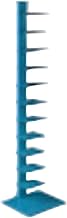 Furnifact Metal Wall Shelve with Powder-Coated Finish, Tall Tower Bookcase with Fixed Shelves for Living Room, Bedroom, or Home Office
