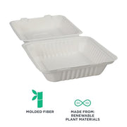 ECO PRODUCTS Green Products / 8" / white Clamshell Take Out Containers