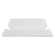 42CR Hanging File Folder Tabs by Pendaflex – 1/5, Plastic, Clear, Model PFX42CR