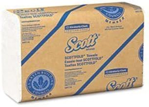 Kimberly-Clark Professional KIM01960 SCOTT SCOTTFOLD Towels 8-1/10' x 12-2/5' White 175 Towels/Pack 25/Carton,... by Pretrada
