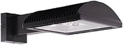 RAB Lighting WPLED4T50Y/PC LPACK WALLPACK 50W Type IV Warm LED + 120V PC Bronze