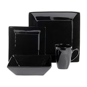 10 Strawberry Street Black / 40 PC / 1 Dinnerware Sets