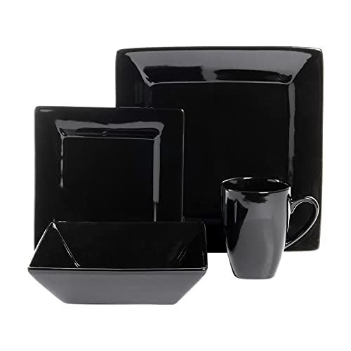 10 Strawberry Street Black / 40 PC / 1 Dinnerware Sets
