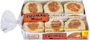 Thomas' Original Nooks & Crannies 12 ct English Muffins 24 oz (Pack of 6)