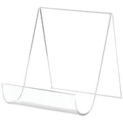 Acrylic Rectangular Pedestal Easel by Retail Resource – Plastic, Clear, Model 1063
