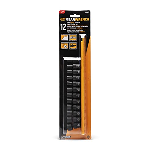 GEARWRENCH 12-piece kit / 0 / 1 Sockets & Socket Sets
