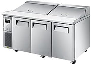 Turbo Air 3-Door Sandwich Salad Prep Table 18-CU.ft. JST-72-N