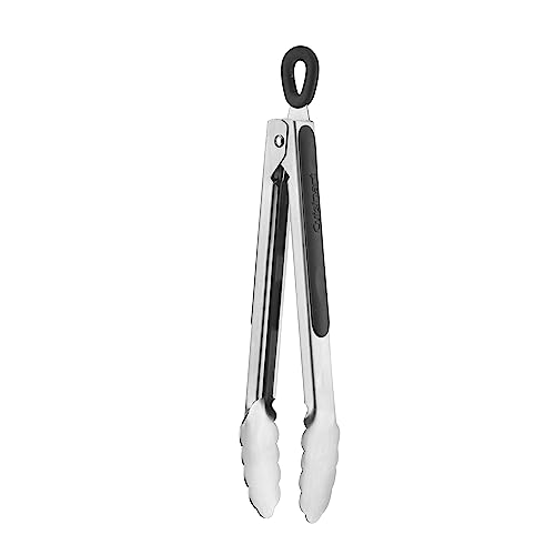 Cuisinart Stainless Steel & Black / 7" & 9" Set / Stainless Steel Tongs