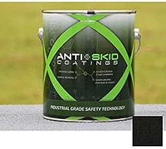 Chemsol 2500-BK-PL Nonslip Coating, Extremely Durable Antislip Paint, 5 Gal.