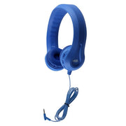 Flex‑Phones Kids Foam Headphones by HamiltonBuhl – 0.1, Plastic, Blue, Model KIDS-BLU