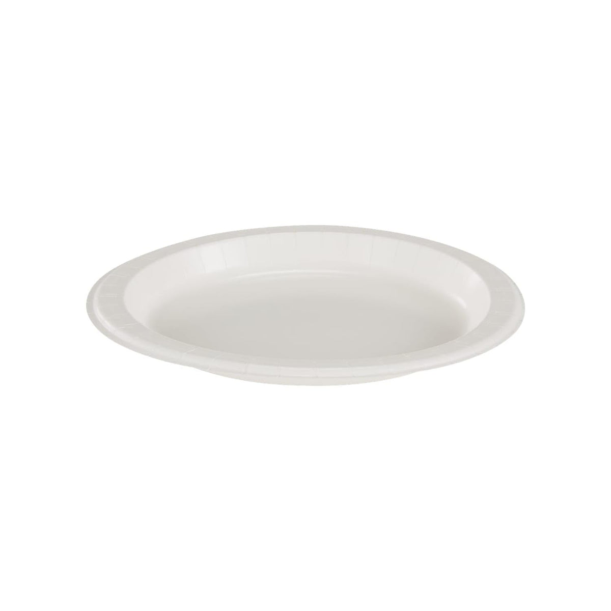 Dixie Basic® 8.5” Wrapped Light-Weight Paper Plates by PRO by Georgia-Pacific – 500 Count (Pack of 1), Paper, White, Model DBP09WR1