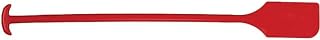 Remco - A Vikan Company 67774 Red Polypropylene Paddle Scraper without Holes, 13" L x 6" W, 52" OAL