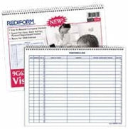Rediform Office Products : Log Book for Visitors,1000 Entries,50 Pages,11"x8-1/2",White -:- Sold as 2 Packs of - 1 - / - Total of 2 Each