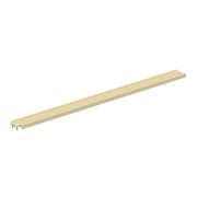 4' W Gondola Top Rail PLT Platinum by Lozier – 4' W, Alloy Steel, Platinum, Model R4T.PLT