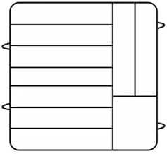 Dishwasher Rack - 9 Plate Capacity, 6 Extenders, Black