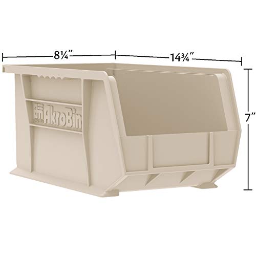 Akro-Mils Green / Containers / 15-Inch x 8-Inch x 7-Inch, 12-Pack Bucket Organizers