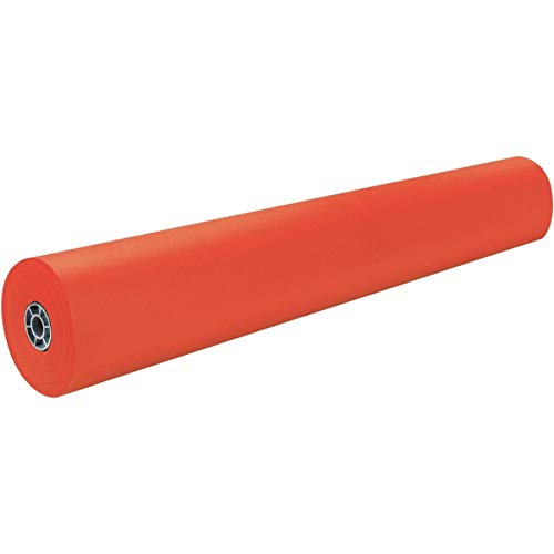 ® Rainbow Duo-Finish Kraft Paper Roll by Pacon – 36" x 1000', Paper, Orange, Model P0063100