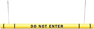 ClearanceGard 4″ x 96″ Clearance Bar Kit – Do Not Enter Lettering - Innoplast (Yellow Black Tape)
