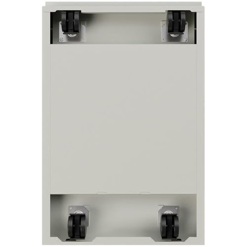Hirsh Industries Light Gray / Modern / One Size Mobile File Cabinets