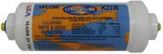 Omnipure (K2320-BB) 6"x2" Inline K-Series 1 Micron Carbon Block 1/4" FPT