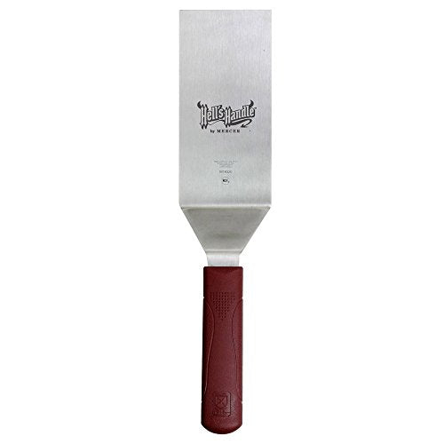 Mercer Culinary Turner de borde cuadrado / 6" X 3" (Pack of 6) / Hell's Handle Barbecue Turners