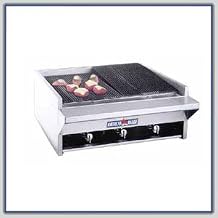 44" Wide Charbrolier : American Range 44" Wide AECB-44 Charbroiler - NG