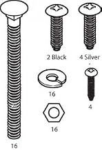 Rubbermaid Hardware Kit for Caster Installation for Rubbermaid Trademaster Carts
