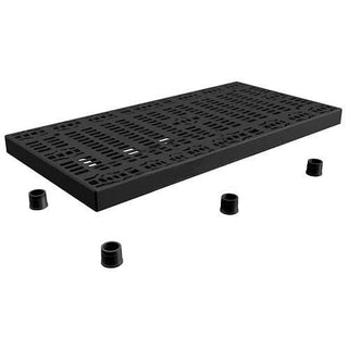 Stackable Platform Starter by Structural Plastics Corp. – 3' x 5'6" (Rectangular), Plastic, Black, Model A6636B442838