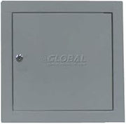 Multi Purpose Metal Access Panel, Key Lock, 24"Wx24"H, Gray