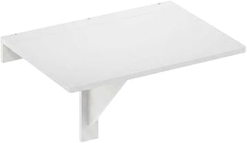Furnifact White, Wall Mounting Folding Table, Engineered Wood Construction, Folding Design, Wall Mounted, Durable Home Design