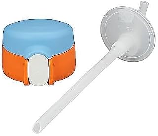 Thermos Replacement Straw Bottle FJV-400 Straw Cap Unit, Blue (BL)