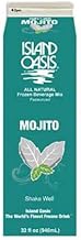 Island Oasis Mojito Frozen Beverage Mix, 32 Fluid Ounce - 12 per case.