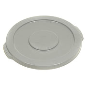 Trash Container Lid for 10 Gallon Garbage Can by Global Industrial – 10 gallon, 10.0 gallons, Polyethylene Resin, Gray, Model 1002-GY
