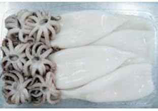 Pana Pesca Raw Fully Cleaned Todarodes Squid, 5 Pound - 2 per case.