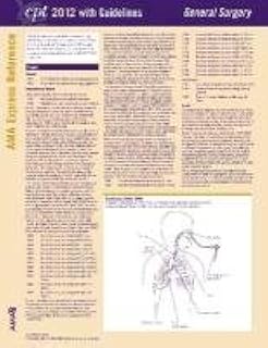 CPT 2012 Express Reference Coding Card General Surgery