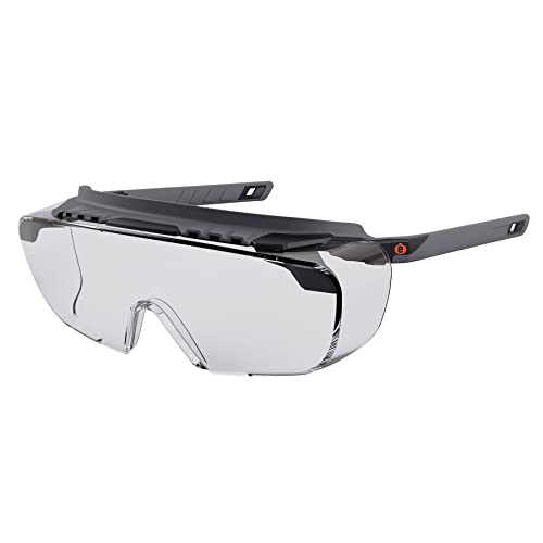 Ergodyne Clear Lens / One Size / Clear Lens Matte Black Frame Safety Glasses