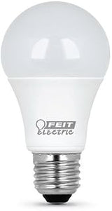 Feit Electric A19 LED Light Bulbs, 75W Equivalent, Non Dimmable, 1100 Lumens, E26 Standard Base, 5000k Daylight, 80 CRI, 10 Year Lifetime, Energy Efficient, 2 Pack, A1100/850/10KLED/2