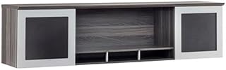 Safco Medina 63" Wood Hutch Gray